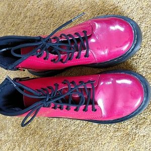 Dr. MARTENS RED BOOTS